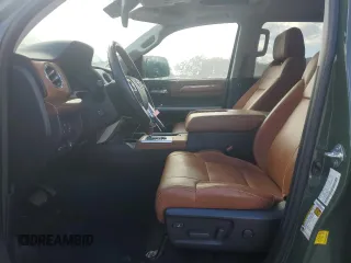2021 Toyota Tundra Platinum z VIN 5TFAY5F10MX035676, wystawiony jako Copart lot #73296214 z przebiegiem Nie podano mil oraz Szkoda całkowita • Salvage title. Historia ofert i sprzedaży dostępna na DreamBid. Obrazek 7.