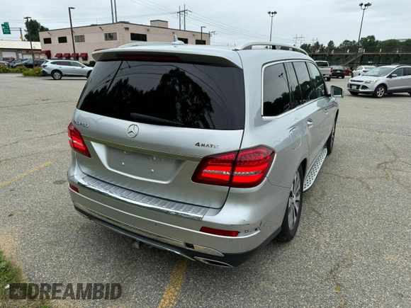 2017 Mercedes-Benz GLS 450 with VIN 4JGDF6EE0HA770126, listed as a Copart auction lot 73092714 with 124,664 mi miles and Clean Title. Bid and sale history available at DreamBid. Image 4.