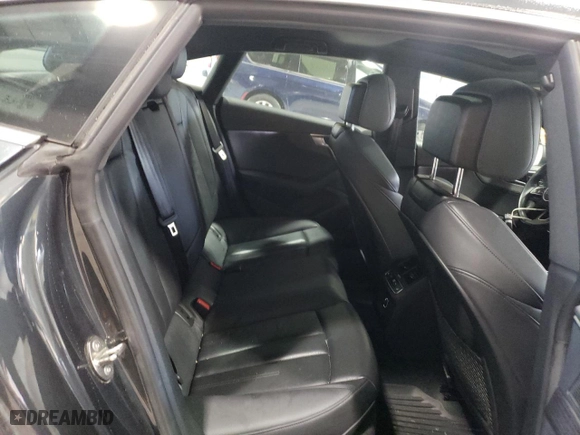 2018 Audi A5 Sportback Premium Plus with VIN WAUENCF5XJA075907, listed as a Copart auction lot 48514925 with 62,761 mi miles and Salvage Title. Bid and sale history available at carsss.com. Image 10.