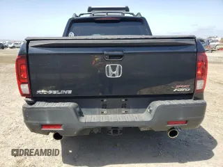 2021 Honda Ridgeline Sport with VIN 5FPYK3F18MB006111, listed as a Copart auction lot 57152215 with 80,954 mi miles and Salvage title. Bid and sale history available at DreamBid. Image 6.