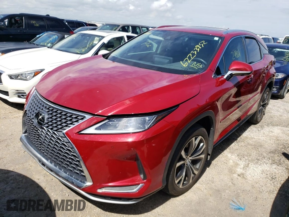 2021 Lexus RX with VIN 2T2HZMDA4MC258824, listed as a Copart auction lot 62233952 with 24,901 mi miles. Bid and sale history available at carsss.com. Image 2.