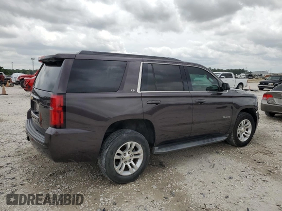 2015 Chevrolet Tahoe LS with VIN 1GNSCAKC4FR116004, listed as a Copart auction lot 54599375 with 87,645 mi miles and Salvage title. Bid and sale history available at DreamBid. Image 3.