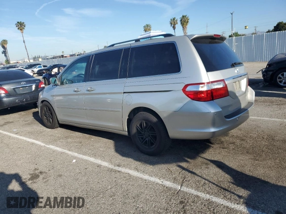 2005 Honda Odyssey TOURING with VIN 5FNRL38865B009529, listed as a Copart auction lot 50259815 with 198,999 mi miles and Salvage Title. Bid and sale history available at carsss.com. Image 2.