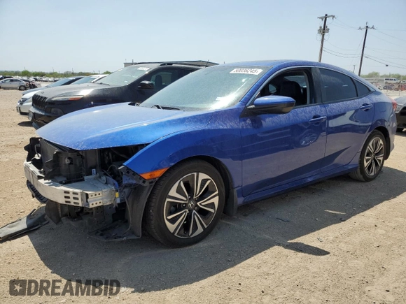 2018 Honda Civic EX-L z VIN JHMFC1F72JX043080, wystawiony jako Copart lot #50036245 z przebiegiem 140 464 mil mil oraz Szkoda całkowita • Salvage title. Historia ofert i sprzedaży dostępna na DreamBid. Obrazek 1.