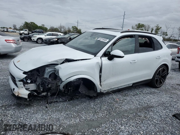 2021 Porsche Cayenne with VIN WP1AA2AY9MDA07852, listed as a Copart auction lot 48318465 with Not provided miles and Salvage title. Bid and sale history available at DreamBid. Image 1.