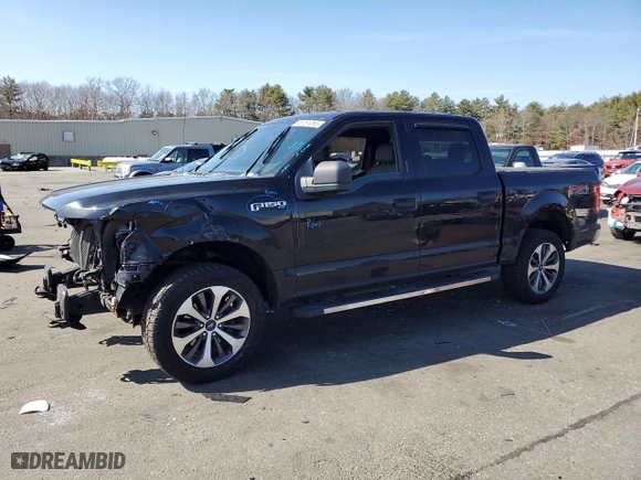 2016 Ford F-150 XLT with VIN 1FTEW1EF8GFB29070, listed as a Copart auction lot 48761055 with 171,455 mi miles and Salvage Title. Bid and sale history available at carsss.com. Image 1.