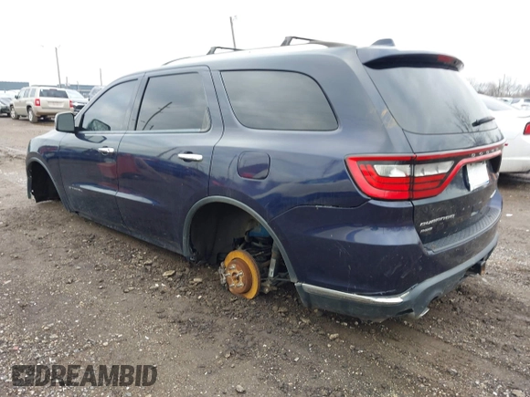 2014 Dodge Durango Citadel with VIN 1C4SDJET4EC543329, listed as a IAAI auction lot 41114870 with Not Provided miles and . Bid and sale history available at DreamBid. Image 3.
