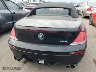 2007 BMW 6 Series M6 with VIN WBSEK93557CY78925, listed as a Copart auction lot 76518944 with 0 mi miles and Salvage Title. Bid and sale history available at carsss.com. Image 6.
