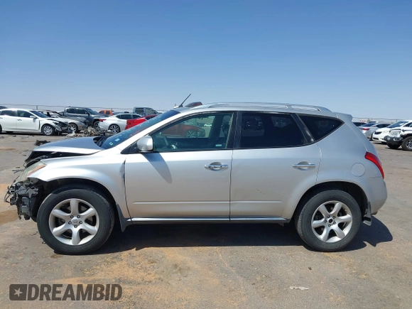 2007 Nissan Murano SL with VIN JN8AZ08W57W606876, listed as a IAAI auction lot 41967978 with 187,094 mi miles and . Bid and sale history available at DreamBid. Image 15.