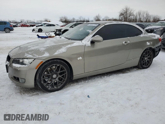 2007 BMW 3 Series 335i with VIN WBAWL73507PX46058, listed as a Copart auction lot 89332725 with 210,540 mi miles and Clean Title. Bid and sale history available at carsss.com. Image 1.