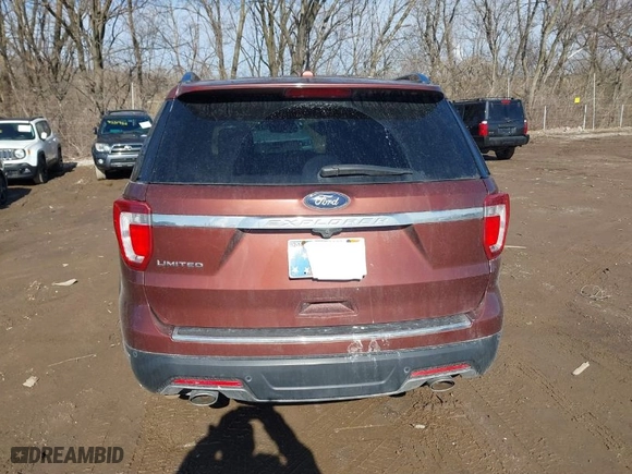 2018 Ford Explorer Limited with VIN 1FM5K7F8XJGA36675, listed as a IAAI auction lot 41537931 with 87,945 mi miles. Bid and sale history available at carsss.com. Image 16.