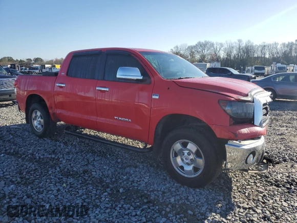 2008 Toyota Tundra with VIN 5TFET54198X020599, listed as a Copart auction lot 48550755 with 341,802 mi miles and Salvage title. Bid and sale history available at DreamBid. Image 4.