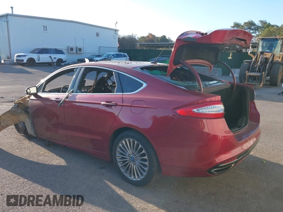 2014 Ford Fusion Titanium with VIN 3FA6P0K97ER145700, listed as a IAAI auction lot 42056362 with 122,000 mi miles. Bid and sale history available at carsss.com. Image 3.