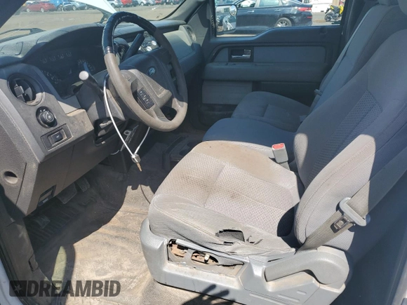 2013 Ford F-150 XL with VIN 1FTNF1CF8DKE63332, listed as a Copart auction lot 50659725 with 177,681 mi miles and Salvage Title. Bid and sale history available at carsss.com. Image 7.