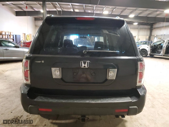 2006 Honda Pilot EX with VIN 5FNYF18486B020392, listed as a Copart auction lot 49639095 with 152,545 mi miles and Salvage Title. Bid and sale history available at carsss.com. Image 6.