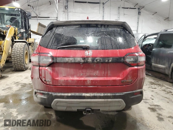2024 Honda Pilot TrailSport with VIN 5FNYG1H64RB045051, listed as a Copart auction lot 41890965 with 16,470 mi miles and Salvage Title. Bid and sale history available at carsss.com. Image 6.