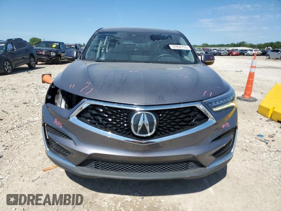 2019 Acura RDX Technology с VIN 5J8TC2H51KL005369, выставлен на аукционе Copart как лот 57852755 с пробегом 46 085 миль миль и Списание • Salvage title. История ставок и продаж доступна на DreamBid. Изображение 5.