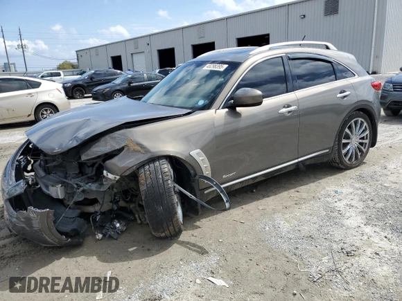 2009 Infiniti FX with VIN JNRAS18W69M155445, listed as a Copart auction lot 48298395 with Not provided miles and Salvage title. Bid and sale history available at DreamBid. Image 1.