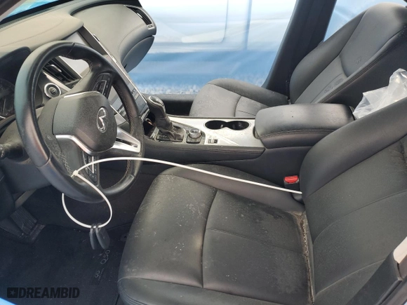 2020 Infiniti Q50 3.0t PURE with VIN JN1EV7AP7LM203642, listed as a Copart auction lot 82875694 with 55,727 mi miles and Salvage Title. Bid and sale history available at carsss.com. Image 7.