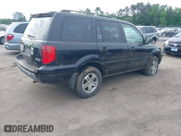 2004 Honda Pilot EX with VIN 5FNYF18574B008241, listed as a IAAI auction lot 42248581 with 267,334 mi miles and . Bid and sale history available at DreamBid. Image 4.