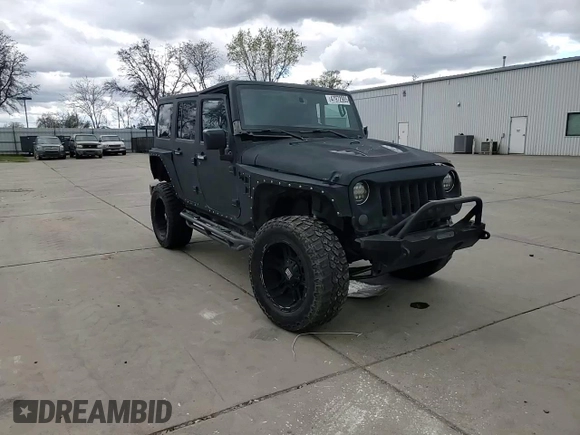 2015 Jeep Wrangler Unlimited Wrangler X with VIN 1C4HJWEG7FL649231, listed as a Copart auction lot 47972905 with 133,895 mi miles and Salvage title. Bid and sale history available at DreamBid. Image 10.