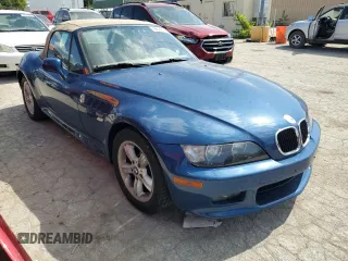 2001 BMW Z3 2.5i with VIN WBACN33421LM01058, listed as a Copart auction lot 69644504 with 31,198 mi miles and Salvage Title. Bid and sale history available at carsss.com. Image 4.