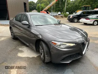 2017 Alfa Romeo Giulia Ti with VIN ZARFAEEN9H7544398, listed as a Copart auction lot 53180675 with 133,197 mi miles and Clean Title. Bid and sale history available at carsss.com. Image 1.