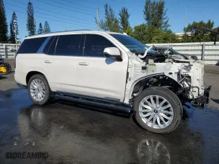 2021 Cadillac Escalade Premium Luxury Platinum with VIN 1GYS4DKL6MR159810, listed as a Copart auction lot 83011664 with 33,996 mi miles and Clean Title. Bid and sale history available at carsss.com. Image 4.