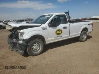 2018 Ford F-150 XL with VIN 1FTMF1E56JKE30616, listed as a Copart auction lot 53799915 with 62,748 mi miles and Salvage Title. Bid and sale history available at carsss.com. Image 1.