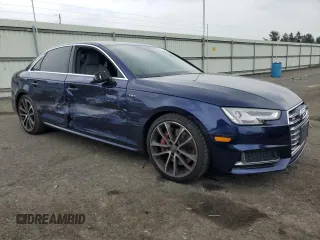 2018 Audi S4 Premium Plus with VIN WAUB4AF44JA002954, listed as a Copart auction lot 57782103 with 82,823 mi miles. Bid and sale history available at carsss.com. Image 4.
