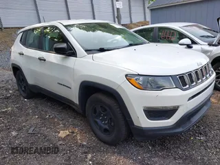 2021 Jeep Compass Sport with VIN 3C4NJCABXMT560279, listed as a IAAI auction lot 42412425 with 53,374 mi miles and . Bid and sale history available at DreamBid. Image 1.