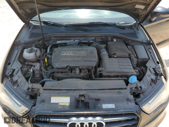 2016 Audi A3 1.8T Premium with VIN WAUA7GFF1G1042151, listed as a Copart auction lot 55605054 with 96,160 mi miles and Salvage Title. Bid and sale history available at carsss.com. Image 11.