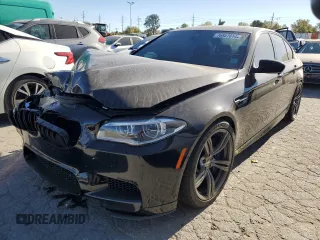 2016 BMW M5 with VIN WBSFV9C5XGD595734, listed as a Copart auction lot 76557014 with 86,254 mi miles and Salvage Title. Bid and sale history available at carsss.com. Image 1.