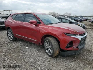 2019 Chevrolet Blazer Premier with VIN 3GNKBFRS6KS666535, listed as a Copart auction lot 44259085 with 0 mi miles and Salvage Title. Bid and sale history available at carsss.com. Image 4.