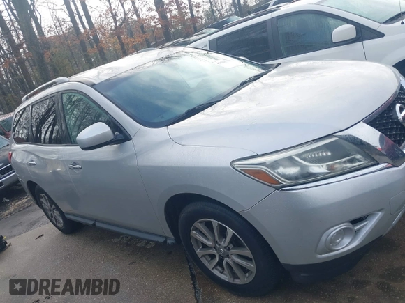 2016 Nissan Pathfinder S with VIN 5N1AR2MN3GC615769, listed as a IAAI auction lot 41565136 with 158,441 mi miles and . Bid and sale history available at DreamBid. Image 13.