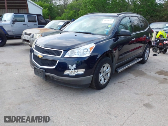 2012 Chevrolet Traverse LS with VIN 1GNKRFED6CJ178966, listed as a IAAI auction lot 41940494 with 176,828 mi miles and . Bid and sale history available at DreamBid. Image 2.