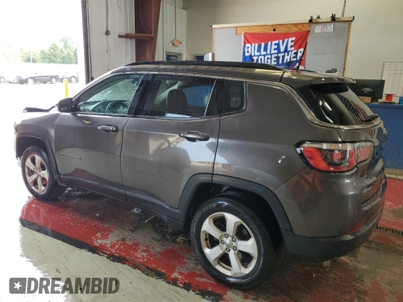 2018 Jeep Compass Altitude with VIN 3C4NJDBB9JT457242, listed as a Copart auction lot 60886385 with 143,467 mi miles and Salvage title. Bid and sale history available at DreamBid. Image 2.