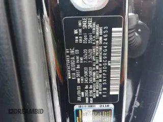 2024 Kia Telluride EX with VIN 5XYP3DGC9RG424653, listed as a Copart auction lot 44576655 with 27,418 mi miles and Salvage Title. Bid and sale history available at carsss.com. Image 12.