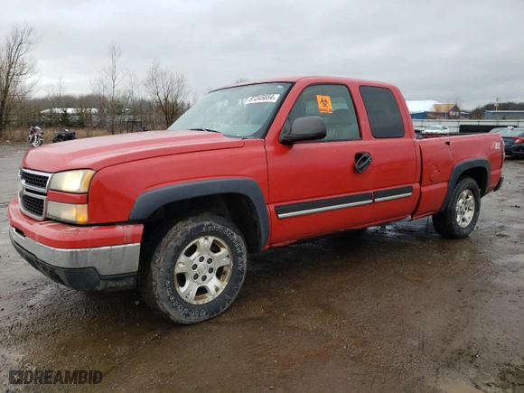 2006 Chevrolet Silverado 1500 LT3 with VIN 1GCEK19B26Z218245, listed as a Copart auction lot 87245854 with 236,686 mi miles and Clean Title. Bid and sale history available at carsss.com. Image 1.