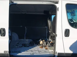 2023 Ram ProMaster Cargo with VIN 3C6LRVAG2PE540096, listed as a IAAI auction lot 41654729 with 17,568 mi miles and . Bid and sale history available at DreamBid. Image 8.
