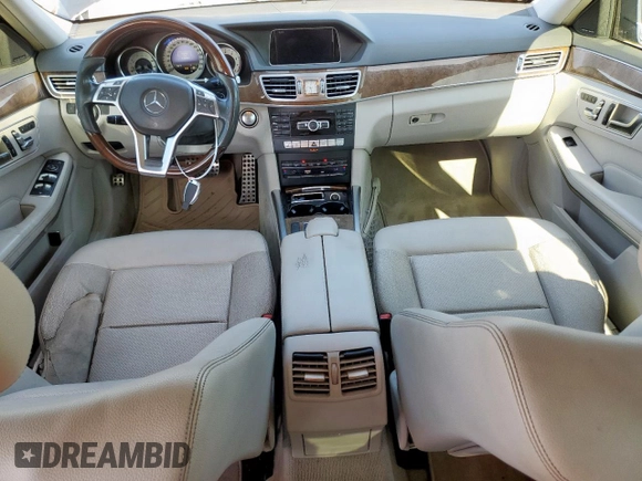 2014 Mercedes-Benz E 350 Sport with VIN WDDHF5KB0EB023003, listed as a Copart auction lot 58072945 with 130,393 mi miles and Salvage title. Bid and sale history available at DreamBid. Image 8.