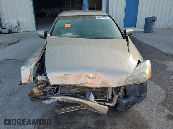 2003 Honda Accord LX with VIN 1HGCM563X3A108447, listed as a Copart auction lot 60288235 with 142,381 mi miles and Salvage title. Bid and sale history available at DreamBid. Image 5.