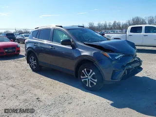 2018 Toyota RAV4 LE with VIN JTMBFREV8JJ208977, listed as a IAAI auction lot 41885547 with 66,263 mi miles. Bid and sale history available at carsss.com. Image 1.