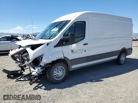 2024 Ford Transit Cargo with VIN 1FTBR2C81RKA19704, listed as a Copart auction lot 65252654 with Not provided miles and Salvage title. Bid and sale history available at DreamBid. Image 1.