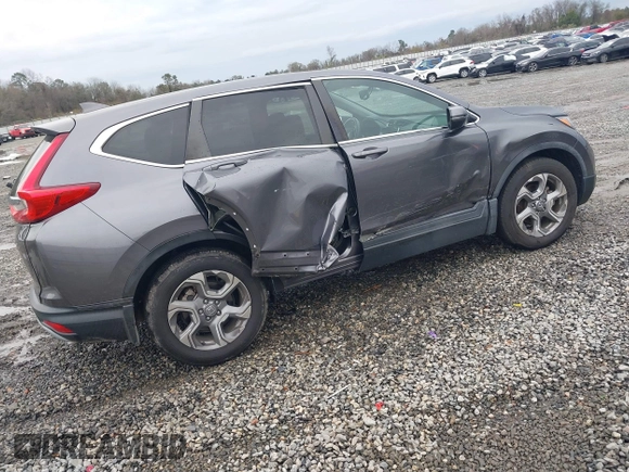 2017 Honda CR-V EX-L with VIN 7FARW1H8XHE039217, listed as a IAAI auction lot 41586701 with 37,058 mi miles. Bid and sale history available at carsss.com. Image 4.