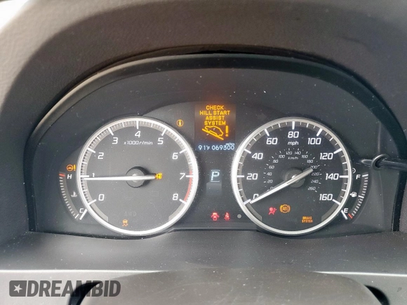 2018 Acura RDX with VIN 5J8TB3H34JL011396, listed as a Copart auction lot 56889575 with 69,300 mi miles and Salvage title. Bid and sale history available at DreamBid. Image 9.