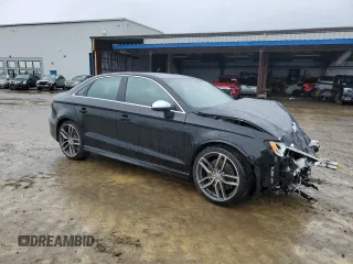 2015 Audi S3 2.0T Premium Plus with VIN WAUBFGFF8F1118826, listed as a Copart auction lot 44447205 with 63,577 mi miles and Salvage Title. Bid and sale history available at carsss.com. Image 4.