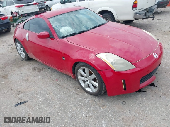 2005 Nissan 350Z Enthusiast z VIN JN1AZ34D15M608038, wystawiony jako IAAI lot #42312878 z przebiegiem 189 946 mil mil oraz . Historia ofert i sprzedaży dostępna na DreamBid. Obrazek 1.