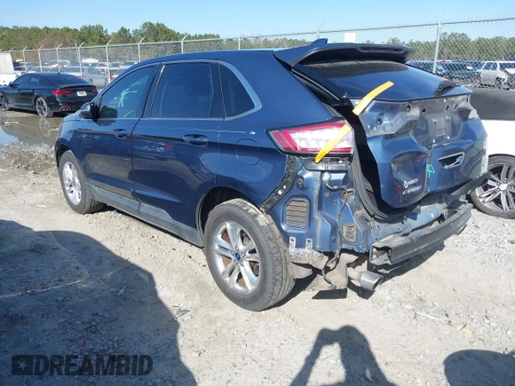 2018 Ford Edge SEL with VIN 2FMPK3J90JBC39440, listed as a IAAI auction lot 41745107 with 120,945 mi miles. Bid and sale history available at carsss.com. Image 3.