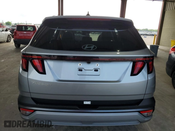 2025 Hyundai Tucson SEL with VIN 5NMJB3DEXSH467239, listed as a Copart auction lot 54619785 with 13,915 mi miles and Clean Title. Bid and sale history available at DreamBid. Image 6.